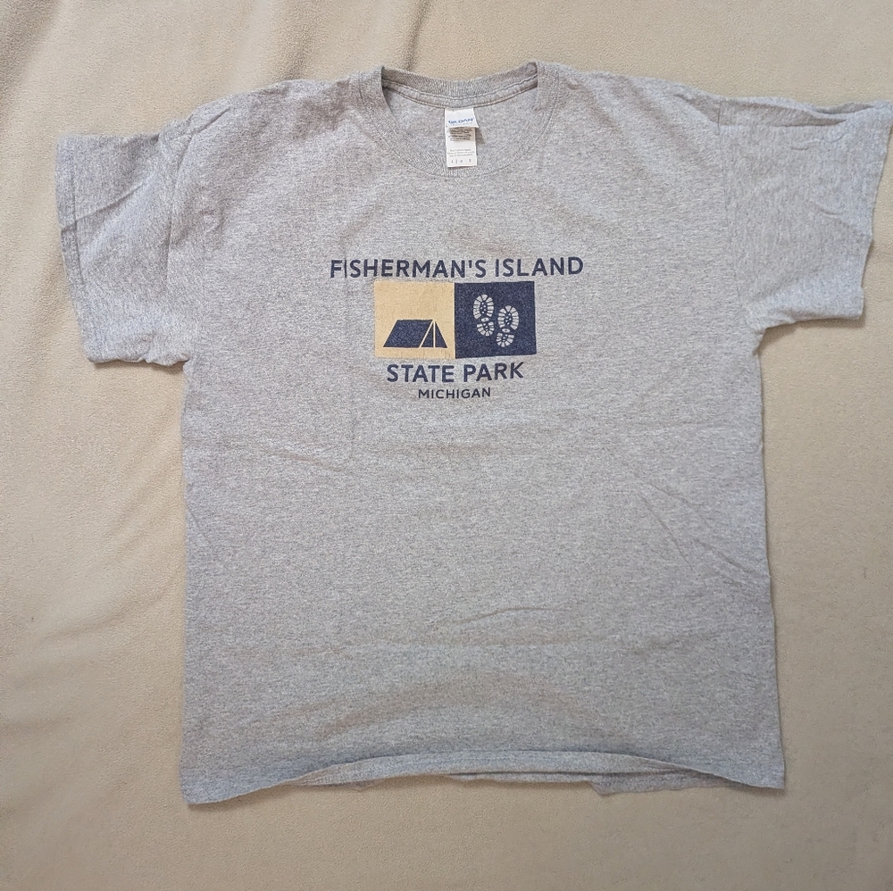 Michigan State Parks Fisherman's Island Lg Tee